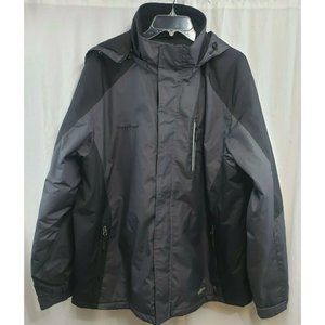 Free Tech Men's Performance Hooded Gray Winter Coat Jacket - Size X-Large 46-48